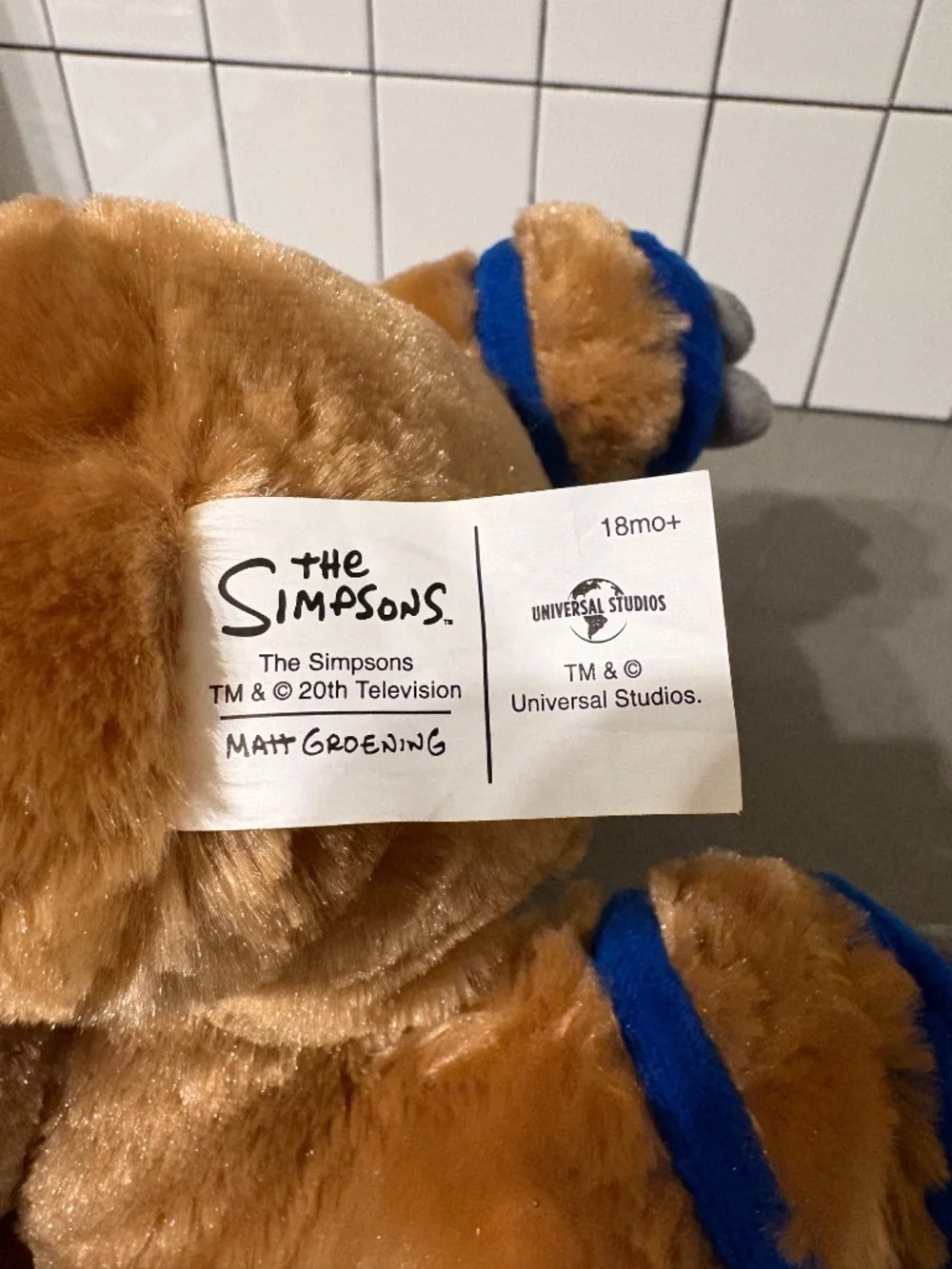 Universal Studios Mr. Teeny Plush from The Simpsons